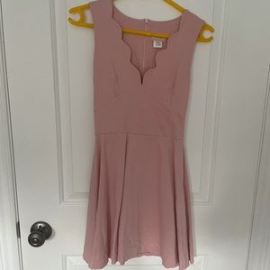 STRETCHY PINK SMART DRESS